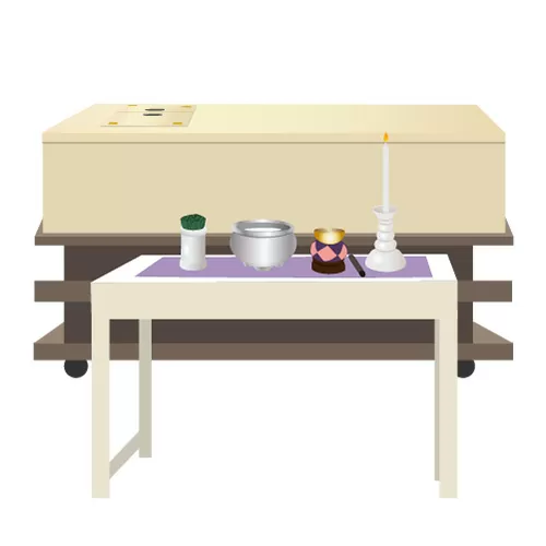 安置所のイラスト